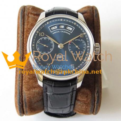 Replica IWC Portugieser Annual Calendar IW503502 ZF Stainless Steel Blue Dial Swiss 52850