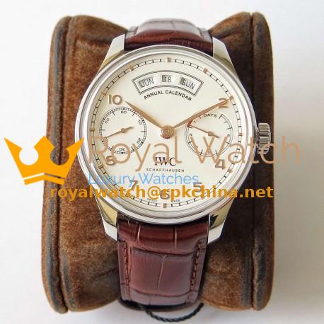 Replica IWC Portugieser Annual Calendar IW503501 ZF Stainless Steel White Dial Swiss 52850