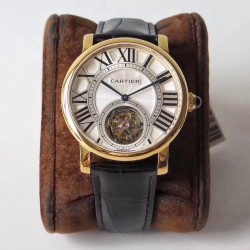 Rotonde Flying Tourbillon W1556215 BLF V2 YG Silver Dial Swiss 9452 MC