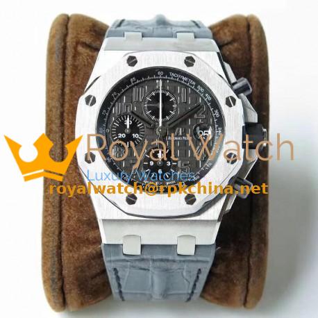 Replica Audemars Piguet Royal Oak Offshore Chronograph 26470ST.OO.A104CR.01 JF V2 Stainless Steel Black Dial Swiss 3126