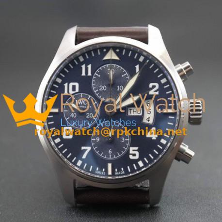 Replica IWC Pilot IW377706 Le Petit Prince Stainless Steel Blu Dial Swiss 7750