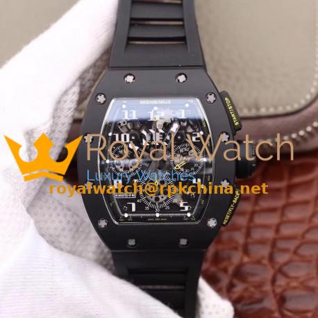 Replica Richard Mille RM011-FM Felipe Massa Chronograph Limited Edition KV Ceramic Skeleton Dial Swiss 7750
