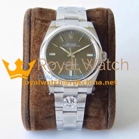 Replica Rolex Oyster Perpetual 39 114300 AR Stainless Steel 904L Anthracite Dial Swiss 3132