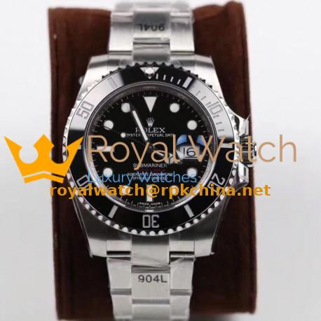 Replica Rolex Submariner Date 116610LN GM Stainless Steel 904L Black Dial Swiss 3135