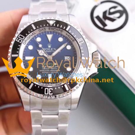 Replica Rolex DEEPSEA 126660 KS Stainless Steel D-Blue Dial Swiss 3135