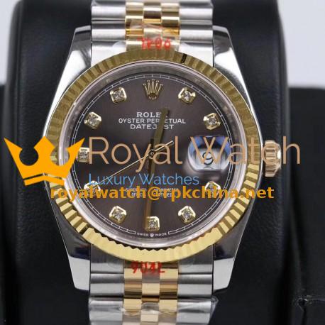 Replica Rolex Datejust 36MM 116233 GM Stainless Steel 904L & Yellow Gold Anthracite Dial Swiss 2824-2