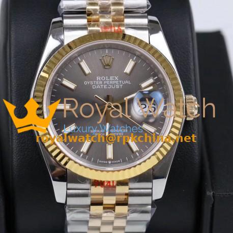 Replica Rolex Datejust 36MM 116233 GM Stainless Steel 904L & Yellow Gold Anthracite Dial Swiss 2824-2