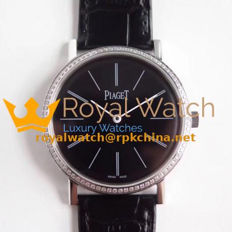 Replica Piaget Altiplano G0A29165 OX Stainless Steel & Diamonds Black Dial M9015