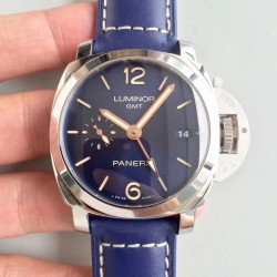 Luminor 1950 3 Days GMT Acciaio PAM688 VSF SS Blue Dial Swiss P9001 V2
