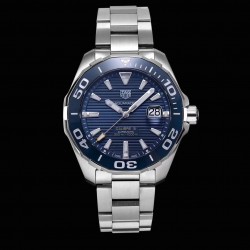 Aquaracer Calibre 5 WAY201B.BA0927 KORF SS Blue Dial Swiss SW200