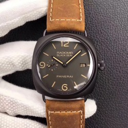 Radiomir Composite Black Seal 3 Days PAM505 VSF V2 Brown Titanium Brown Dial Swiss P9000