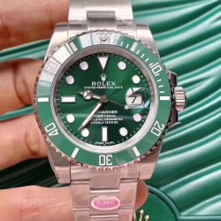 Submariner Date 116610 LV Noob Factory V8 SS Green Dial Swiss 3135