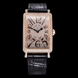 Ladies Long Island Color Dreams 952 QZ GF RG & Diamonds Diamond Dial Swiss Quartz