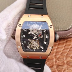 RM001 Tourbillon JBF RG Black Dial Swiss Tourbillon