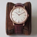 Replica Vacheron Constantin Patrimony 81180/000R-9159 KZ Rose Gold Silver Dial Swiss VC1400