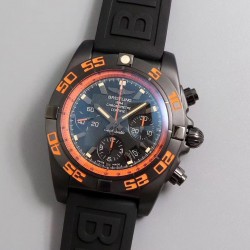 Chronomat Raven 44 Blacksteel MB0111C2/BD07/153S GF PVD Black Dial Swiss 7750