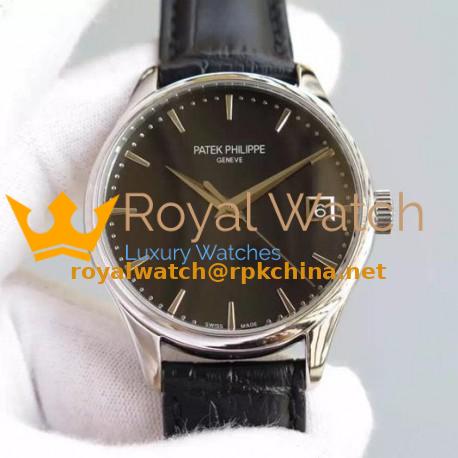 Replica Patek Philippe Calatrava 5227 Stainless Steel Black Dial Swiss 324SC