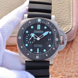 Luminor Submersible PAM799 VSF Titanium & Carbotech Black Dial Swiss P9010