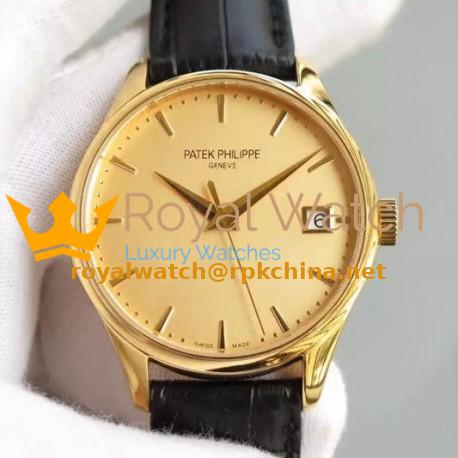 Replica Patek Philippe Calatrava 5227 Yellow Gold Gold Dial Swiss 324SC