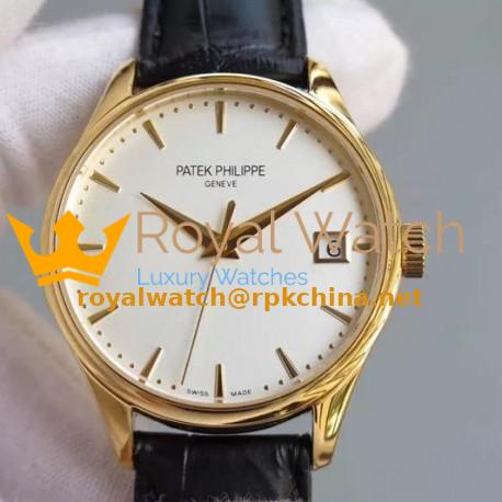 Replica Patek Philippe Calatrava 5227 Yellow Gold White Dial Swiss 324SC