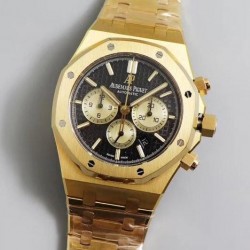 Royal Oak Chrono 26331 OMF YG Black Dial Swiss 7750