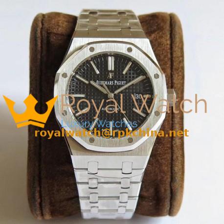 Replica Audemars Piguet Royal Oak 15400 JF V5 Stainless Steel Black Dial Swiss 3120