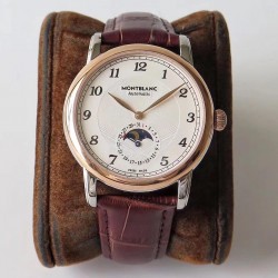 Star Legacy Moonphase 42mm U0116508 MBLF SS & RG White Dial Swiss MB 24.19