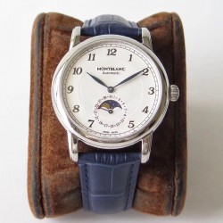 Star Legacy Moonphase 42mm U0116508 MBLF SS White Dial Swiss MB 24.19