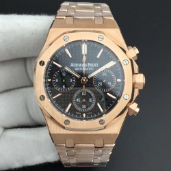 Royal Oak Chrono 26331 BF RG Black Dial Swiss 7750