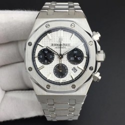 Royal Oak Chrono 26331 BF SS White Dial Swiss 7750
