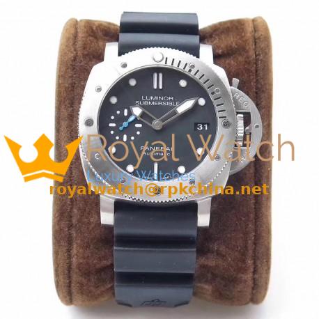Replica Panerai Luminor Submersible 1950 3 Days Automatic PAM682 ZF Stainless Steel Black Dial Swiss P9010