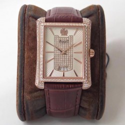 Emperador Black-Tie G0A32059 KZF RG & Diamond Silver Dial M9015