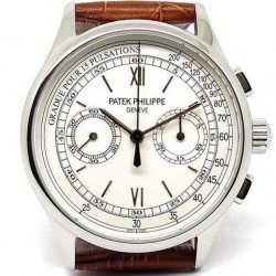 5170G Chrono SS White Dial Lemania