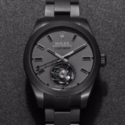 Milgauss Label Noir Tourbillon JBF PVD Grey Dial Swiss Tourbillon