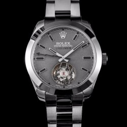 Milgauss Label Noir Tourbillon JBF SS Grey Dial Swiss Tourbillon