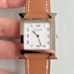 Heure H 26mm Ladies MKF SS White Dial Swiss Quartz (Box included)