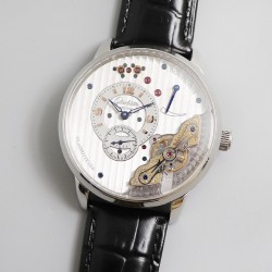 PanoInverse 1-66-06-04-22-05 TZF SS White Dial Swiss Caliber 66-06