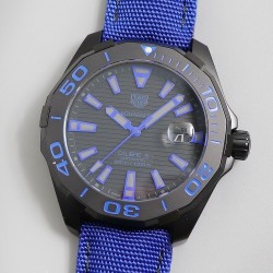 Aquaracer Calibre 5 WAY208B.FC6382 V6F PVD Black Dial Swiss 2824