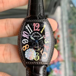 Color Dreams Ladies WF PVD & Diamond Black Dial M8215