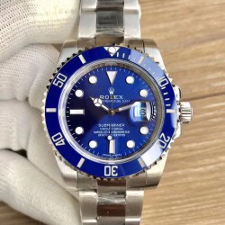 Submariner Date 116619 LB Noob Factory V8 SS Blue Dial Swiss 3135