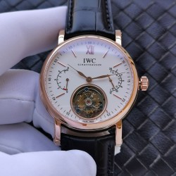 Portugieser Tourbillon Power Reserve Noob Factory RG White Dial Swiss Tourbillon