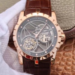Excalibur Skeleton Flying Tourbillon RDDBEX0392 JBF RG Skeleton Dial Swiss Tourbillon
