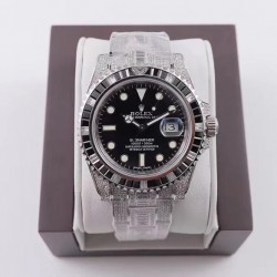 Submariner Date 116610 LN 2020 Noob Factory V10 SS 904L & Diamond Black Dial Swiss 3135