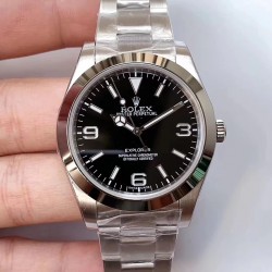 Explorer 214270 Baselworld 2016 Noob Factory SS Black Dial Swiss 2836