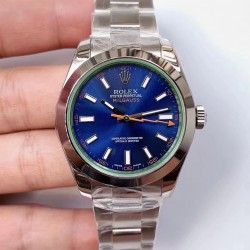 Milgauss 116400 GV Noob Factory SS Blue Dial Swiss 2836
