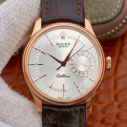 Cellini Date 50515 GMF RG Silver Dial Swiss 3165
