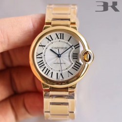 Ballon Bleu 28mm / 33mm / 36mm 3KF YG Silver Dial Swiss Quartz / NH05A