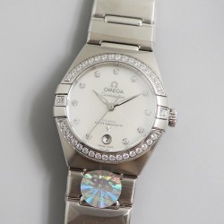 Constellation Ladies 29mm 3SF SS & Diamond MOP Dial Swiss 8700