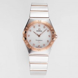 Constellation Ladies 28mm AF SS & RG MOP Dial Swiss Quartz