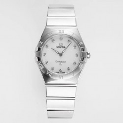 Constellation Ladies 28mm AF SS MOP Dial Swiss Quartz